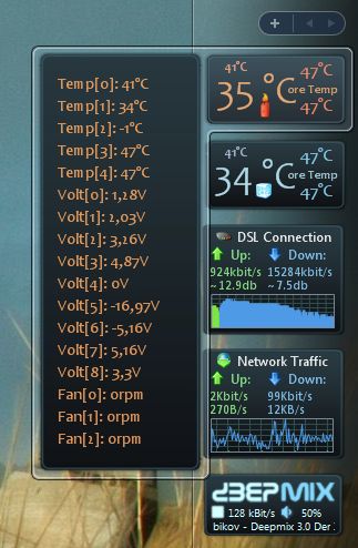 Speedfan Vista Sidebar