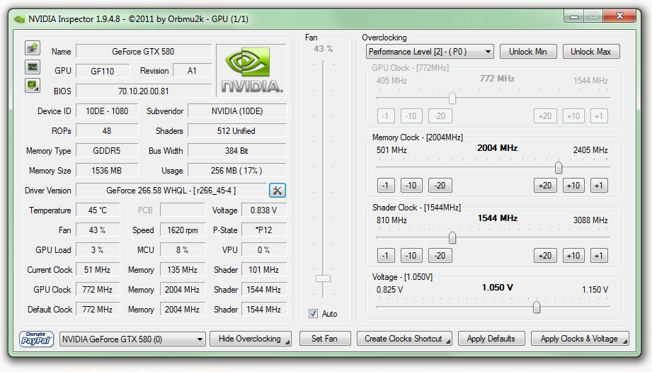 OrbLog » Blog Archive » NVIDIA Inspector – Tool